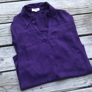 Express Purple portofino shirt